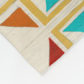 Südwestgeometrie I Fleecedecke (Ecke)