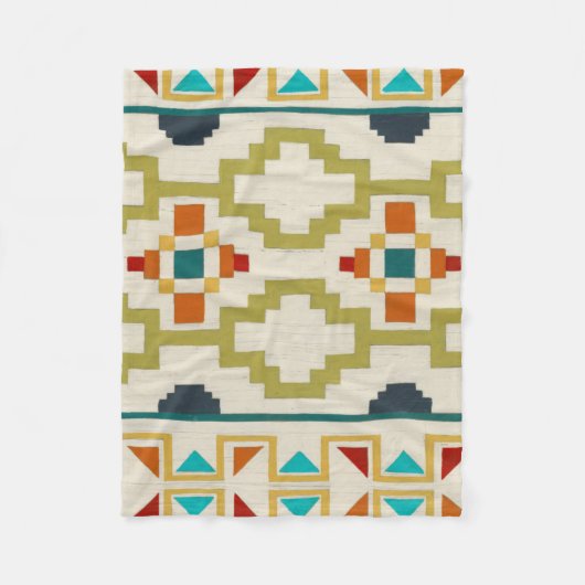 Südwestgeometrie I Fleecedecke (Vorderseite)