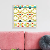 Südwestgeometrie I Leinwanddruck (Insitu (Wohnzimmer))