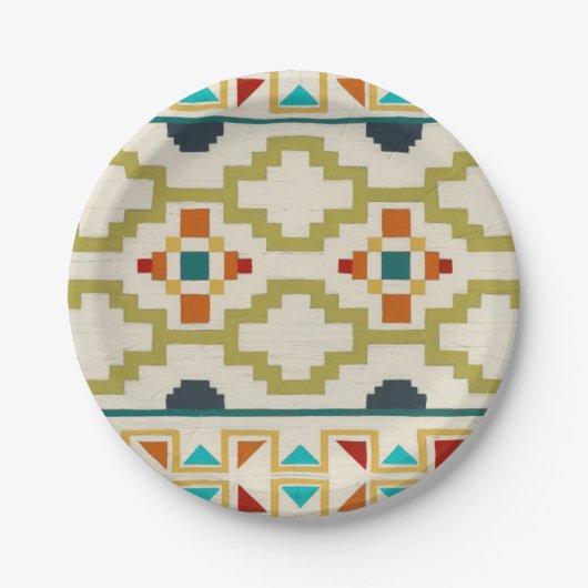 Südwestgeometrie I Pappteller (Vorderseite)