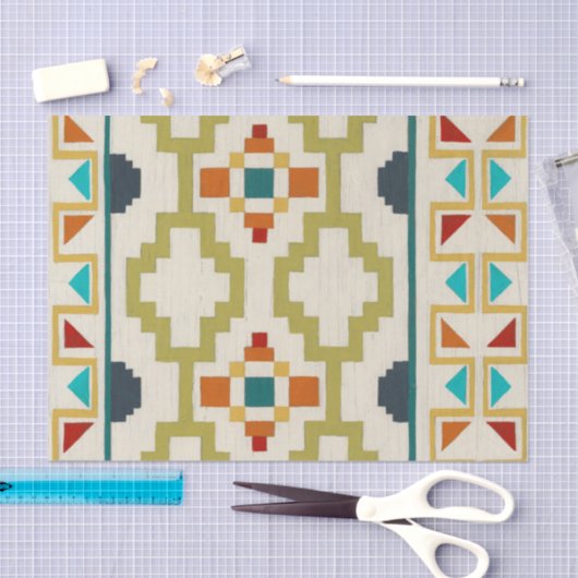 Südwestgeometrie I Seidenpapier (Handwerk)