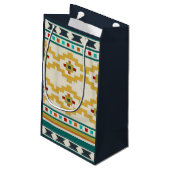 Südwestgeometrie III Kleine Geschenktüte (Rückseite Schrägansicht)