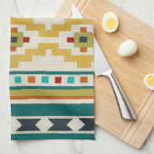 Südwestgeometrie III Küchentuch (Viertel Falte)