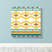 Südwestgeometrie III Leinwanddruck (Insitu (Holzboden))