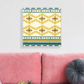 Südwestgeometrie III Leinwanddruck (Insitu (Wohnzimmer))