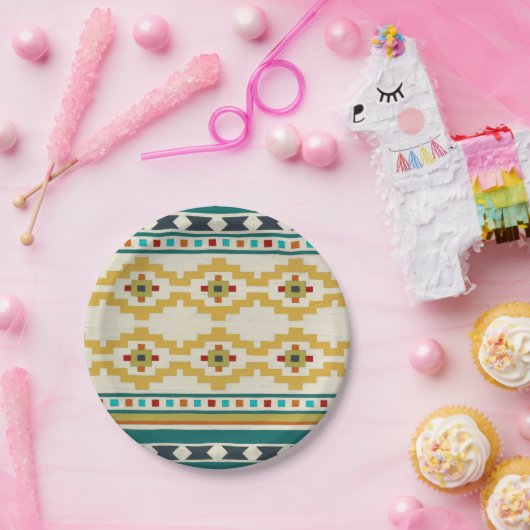 Südwestgeometrie III Pappteller (Party)