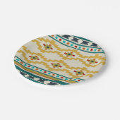 Südwestgeometrie III Pappteller (Schrägansicht)