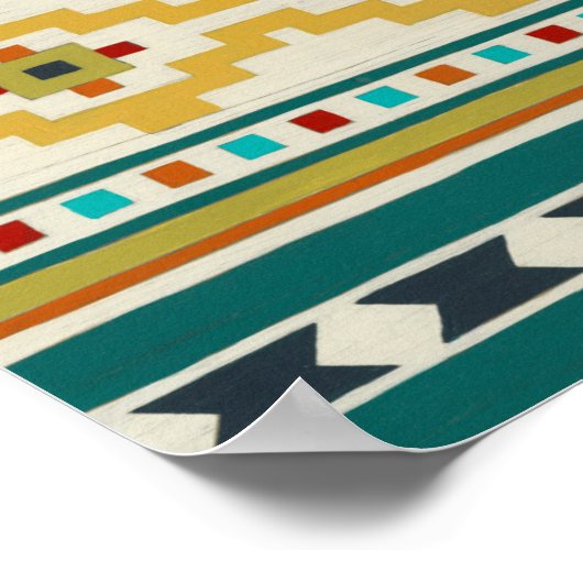 Südwestgeometrie III Poster (Ecke)