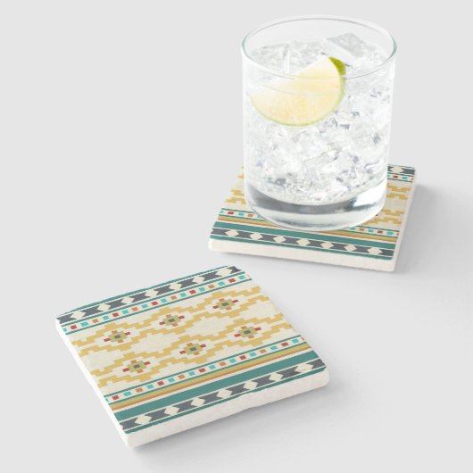 Südwestgeometrie III Steinuntersetzer (Seitenansicht)