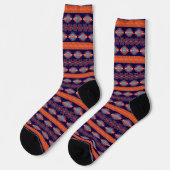 Südwestgeometrische ethnische Mustersocken Socken (Linkes Detail)