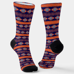 Südwestgeometrische ethnische Mustersocken Socken