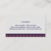 Südwestgeometrische Konstruktion Visitenkarte (Rückseite)