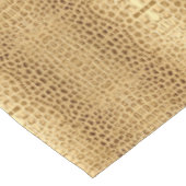 Südwestgoldbraun Alligator Leather Tischdecke (Schrägansicht)