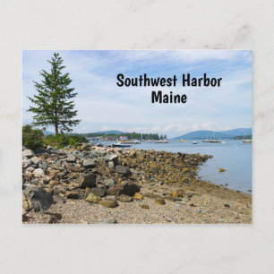 Südwesthafen in Maine Postkarte