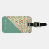 Südwesthexagon-Muster SüdwestGeo-Schritt-| Gepäckanhänger (Vorderseite horizontal)