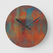 SüdwestIllusion Runde Wanduhr (Vorderseite)