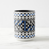 Südwestindischer Regen und Sun Design Tasse (Zentrum)