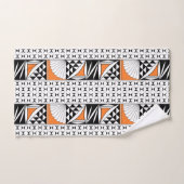 Südwestindischer Sonnenaufgang in Orange Badhandtuch Set (Handtuch)