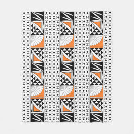 Südwestindischer Sonnenaufgang in Orange Fleecedecke