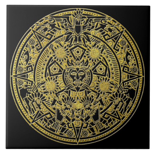 Südwestindisches mexikanisches Muster Fliese (Vorderseite)