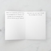 Südwestkaktus Mule von Sherry Jarvis Faltkarte Dankeskarte (Innenseite)