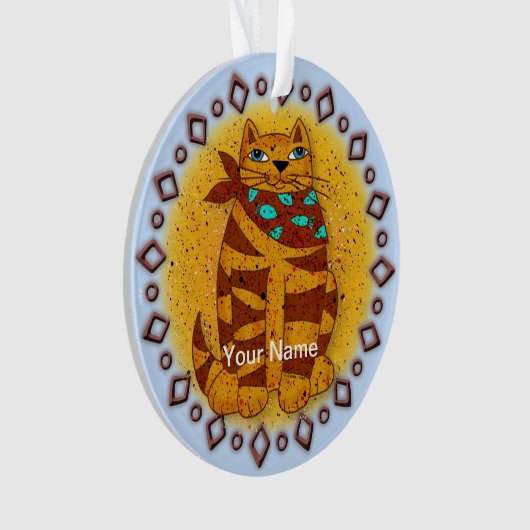 Südwestkatze Ornament (Vorderseite)