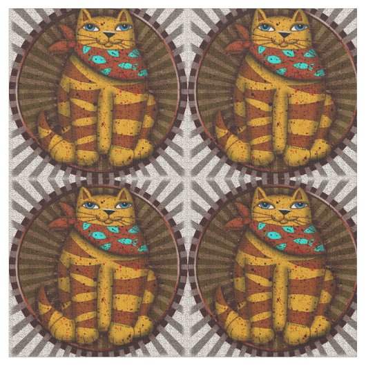Südwestkatze Stoff (Nahaufnahme)