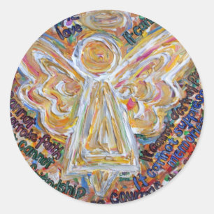 Südwestkrebsangel Runder Aufkleber