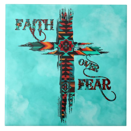 Südwestkreuz Keramik Tile Fliese (Vorderseite)