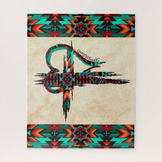 Südwestkreuz und Herz-Jigsaw-Puzzle Puzzle (Vertikal)