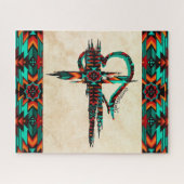 Südwestkreuz und Herz-Jigsaw-Puzzle Puzzle (Horizontal)