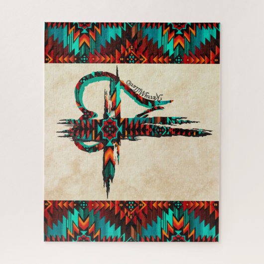 Südwestkreuz und Herz-Jigsaw-Puzzle Puzzle (Vertikal)