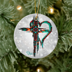 Südwestkreuz und Herz Weihnachtsschmuck