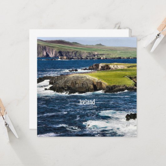 Südwestküste Irlands Karte (Vorderseite/Rückseite Beispiel)