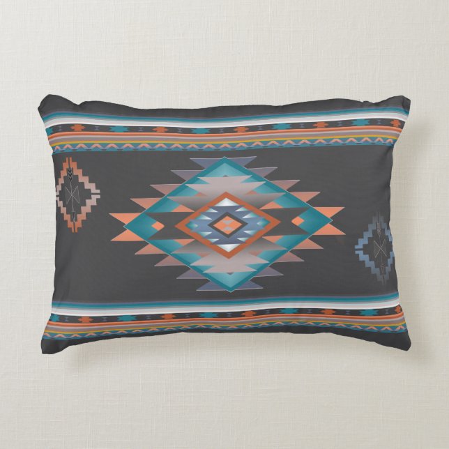 Südwestlich 6, 2-seitig veränderbare Farben Dekokissen (Vorderseite)