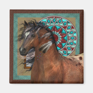 Südwestlich bemalter Pony-Magnet Magnet