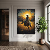Südwestlich bemalter Western-Print-Poster Poster