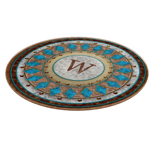 Südwestlich entwerfen Sie Ihre ursprüngliche Türki Schneidebrett (Ecke)