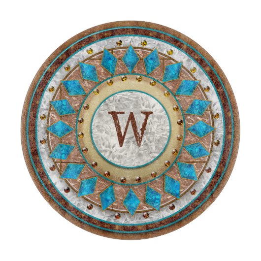 Südwestlich entwerfen Sie Ihre ursprüngliche Türki Schneidebrett (Vorderseite)