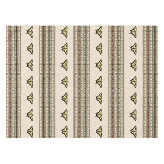 Südwestlich Gelbes Frack Schmetterling Klein Tischdecke (Vorderseite (Horizontal))