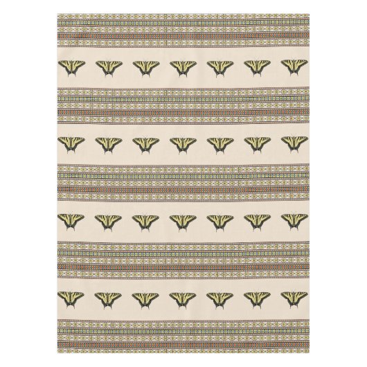 Südwestlich Gelbes Frack Schmetterling Klein Tischdecke (Vorderseite)