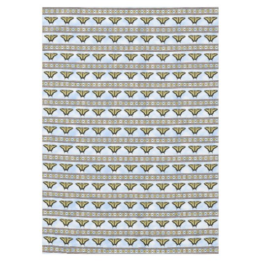 Südwestlich Gelbes Frack Schmetterlinge Mittel Tischdecke (Vorderseite)