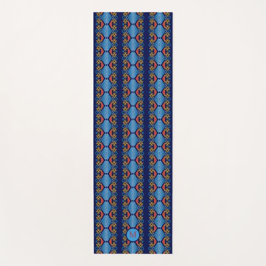 Südwestlich geometrischer ethnischer Muster. Yogam Yogamatte (Vorderseite)