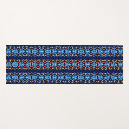 Südwestlich geometrischer ethnischer Muster. Yogam Yogamatte (Vorderseite (Horizontal))