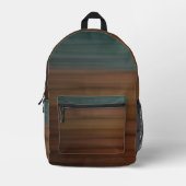 Südwestlich gestrichene Wüste Imitate Holz Bedruckter Rucksack (Vorderseite)