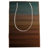 Südwestlich gestrichene Wüste Imitate Holz Mittlere Geschenktüte (Vorderseite)