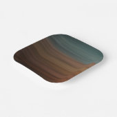 Südwestlich gestrichene Wüste Imitate Holz Pappteller (Gewinkelt)