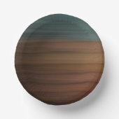 Südwestlich gestrichene Wüste Imitate Holz Pappteller (Vorderseite)