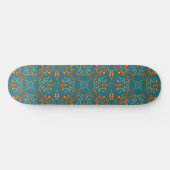Südwestlich Golden Sun Ray Colors Muster Skateboard (Horizontal)