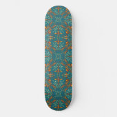 Südwestlich Golden Sun Ray Colors Muster Skateboard (Vorderseite)